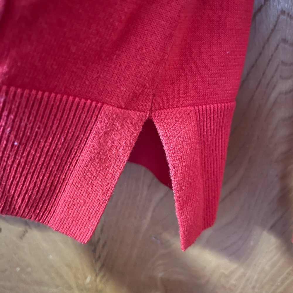 Lacoste Vneck Patch Pocket Pull Over Sweater Eu42… - image 8